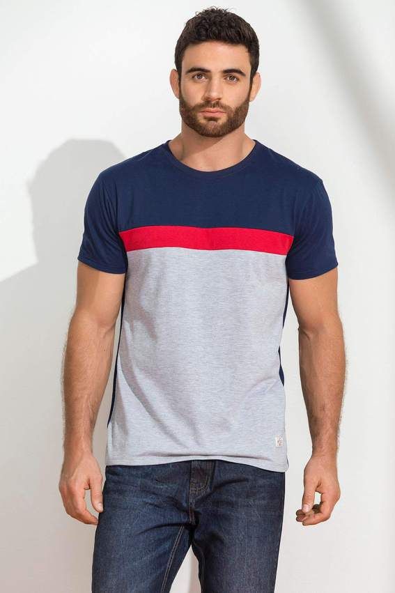 Playera Cuello Redondo P/Caballero