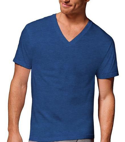Playera Cuello V P/Caballero