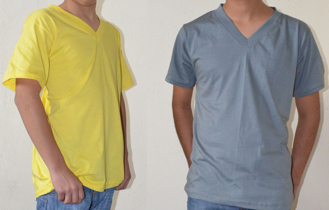 Playera Cuello V P/Niño