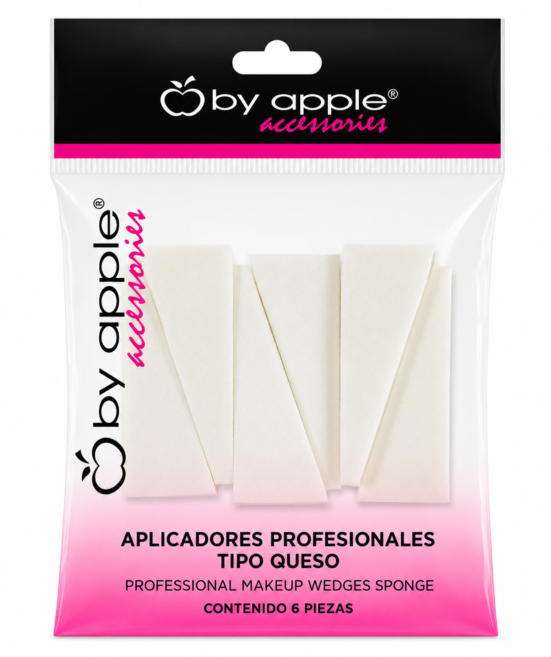 Aplicadores tipo Queso 6 piezas.