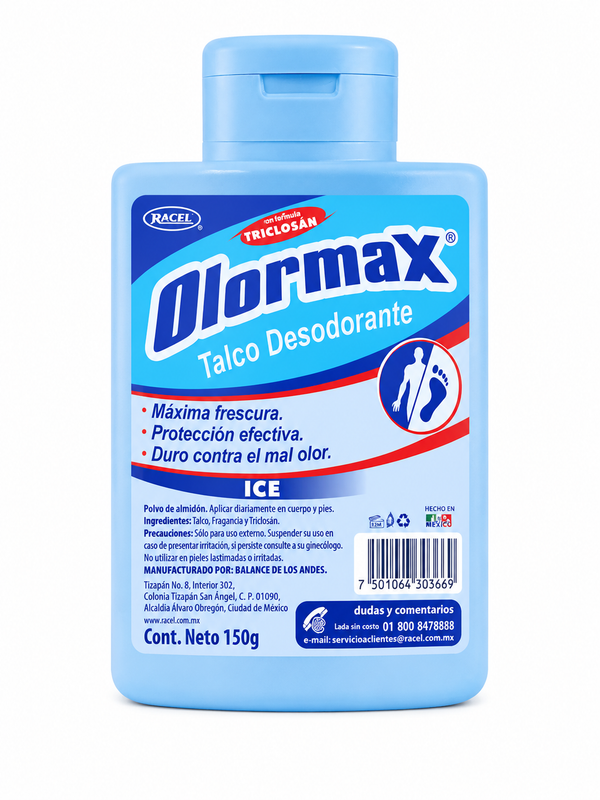 talco ice olormax 150 g