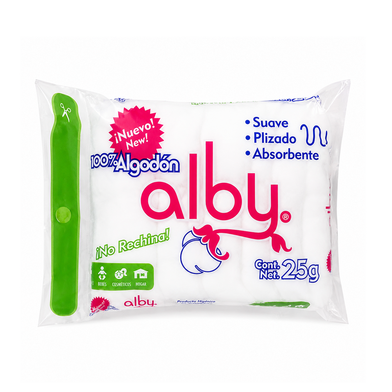 Algodon Plisado Alby 25 Grs.