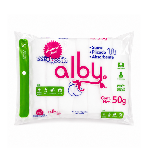 Algodon Plisado Alby 50 Grs.