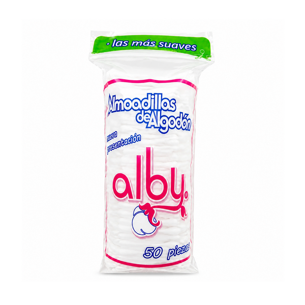 Almohadillas Faciales Alby C/50Pz