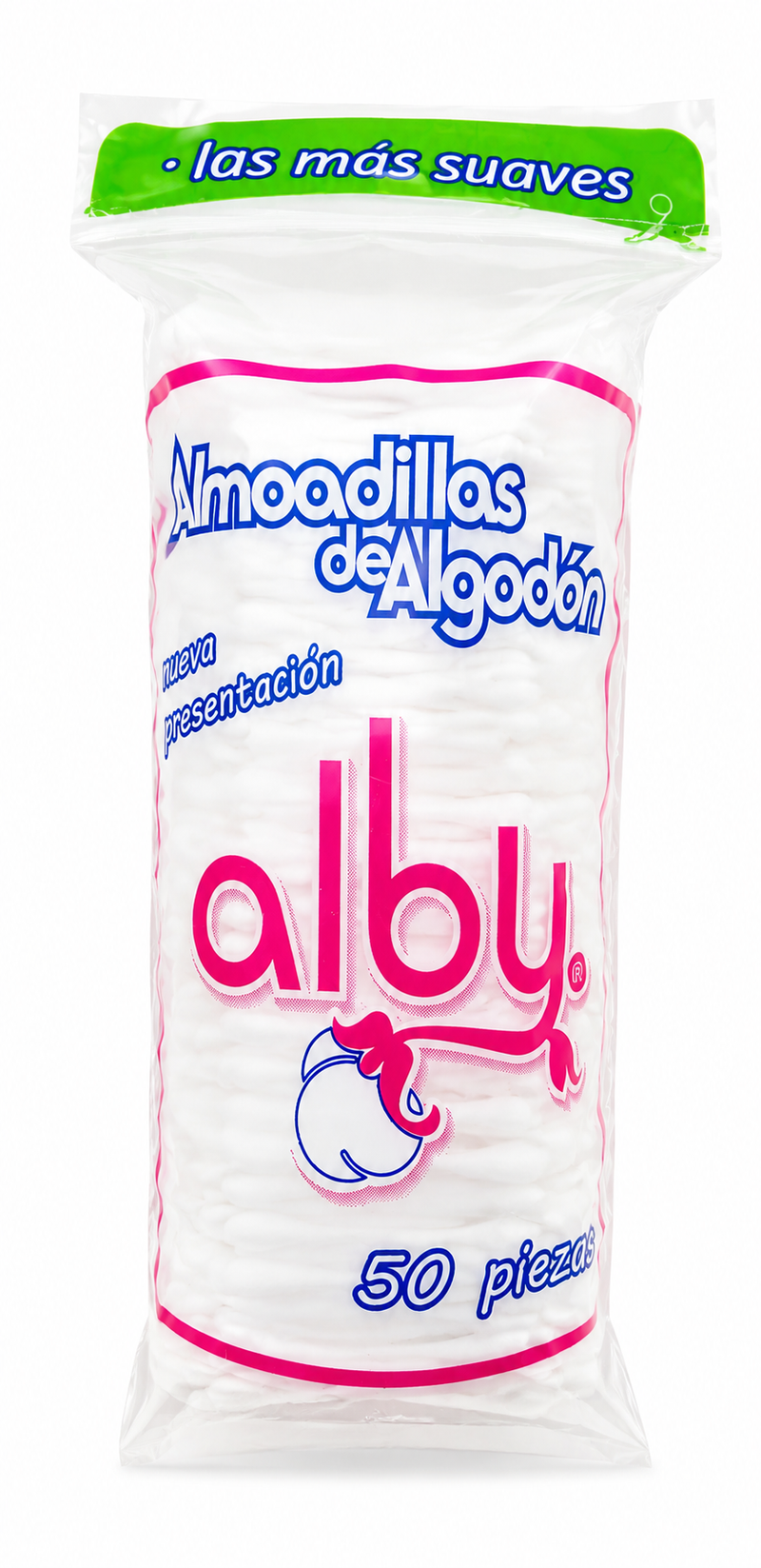 Almohadillas Faciales Alby C/50Pz