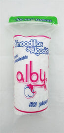 ALMOHADILLAS FACIALES ALBY C/50PZ