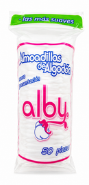 Almohadillas Faciales Alby C/50Pz