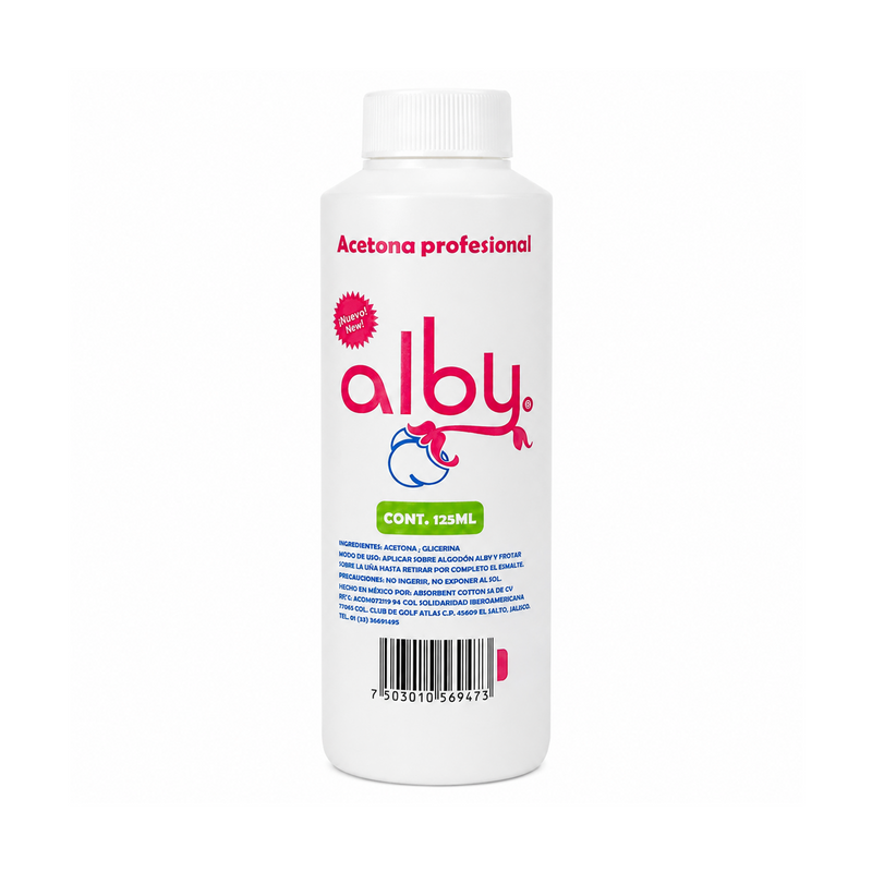 Acetona Pura con Glicerina 125 ml.