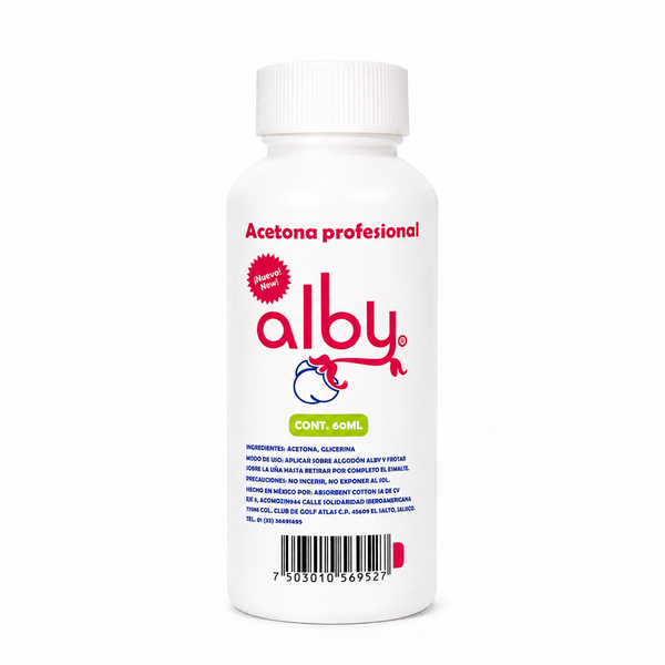 Acetona Pura con Glicerina 60 ml.