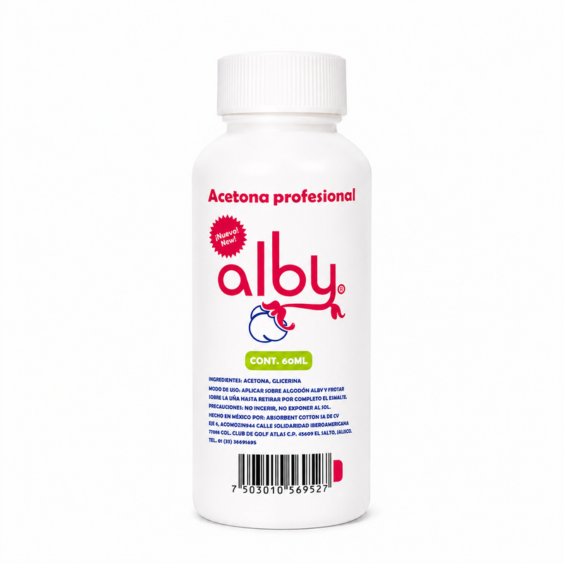 Acetona Pura con Glicerina 60 ml.