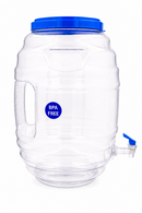 Barril con tapa y válvula 11 lt. pvc