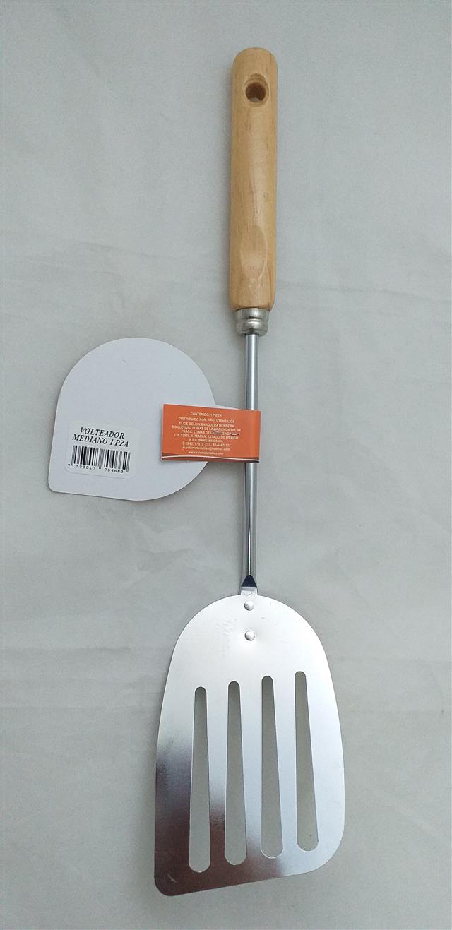 VOLTEADOR RANURADO MEDIANO CROMADO