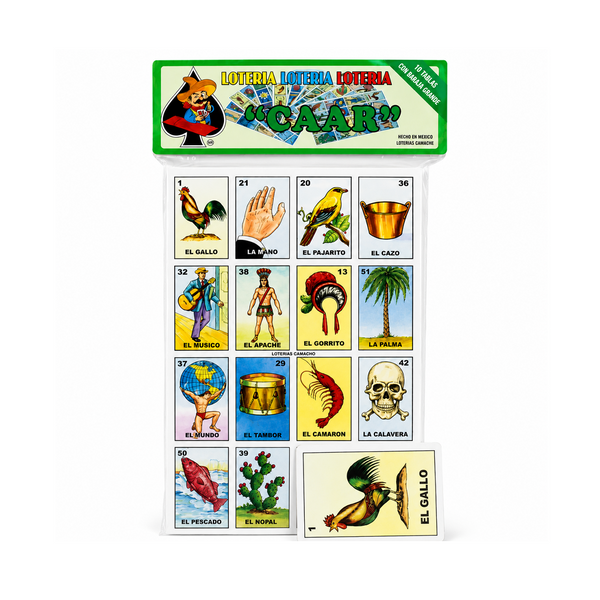 Lotería con 10 Tablas Grande