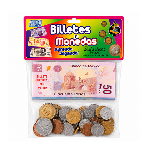 Billete con Monedas