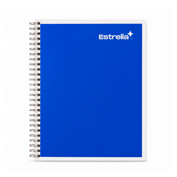 Libreta Estrella F/F Espiral  Rayado 100 Hjs.