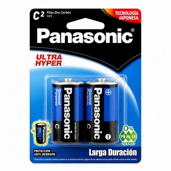 Batería Panasonic tamaño C