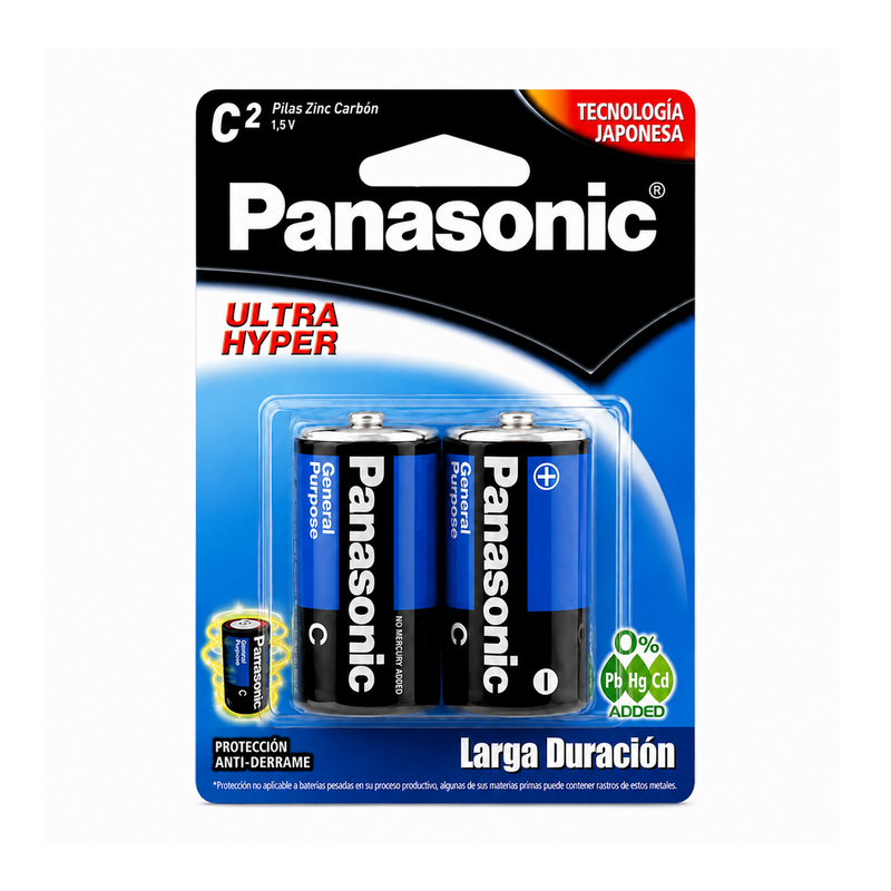 Batería Panasonic tamaño C
