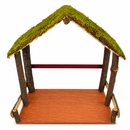 Casita Grande con Musgo Nacimiento Navideño
