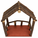 Casita Mediana Tronco Pino Nacimiento Navideño