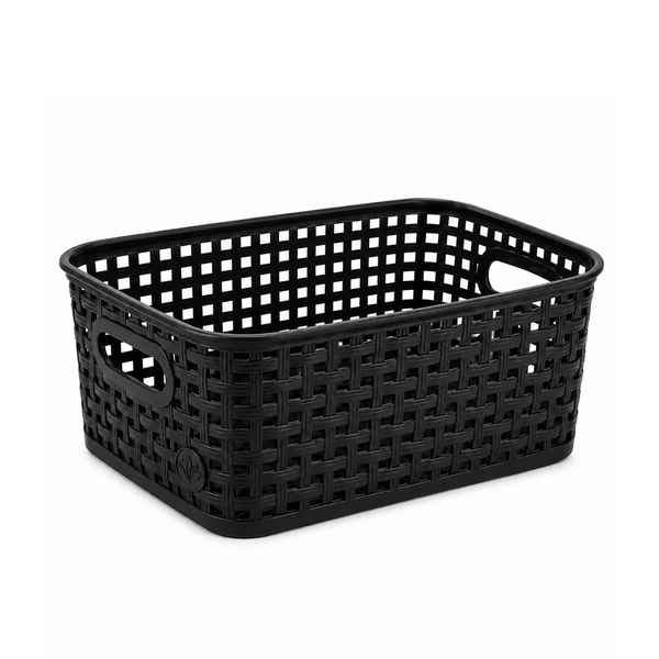 Canasta rattan chica