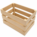 Jaba Alta de Madera MDF Natural 20x35x20
