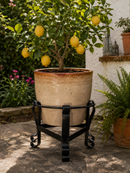 Base de herrería para maceta
