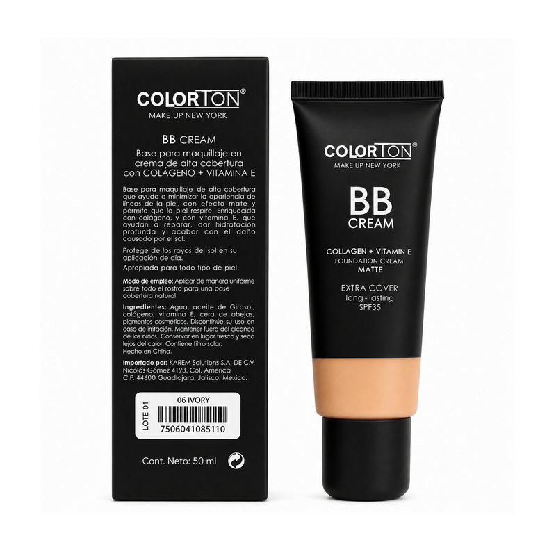 Maquillaje Liquido Bb Cream Ivory 06