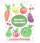 Libro Para Colorear Frutas Y Verduras