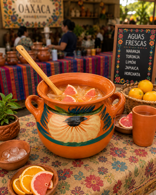 Olla Bola Grande de Barro