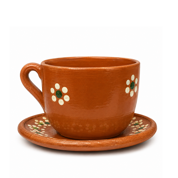Taza Y Plato Barro