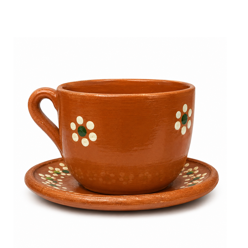 Taza Y Plato Barro