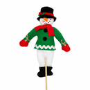 Estaca Para Jardin Mono Navideño