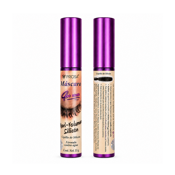 Rímel Maxi Volumen Silicón 4 en 1