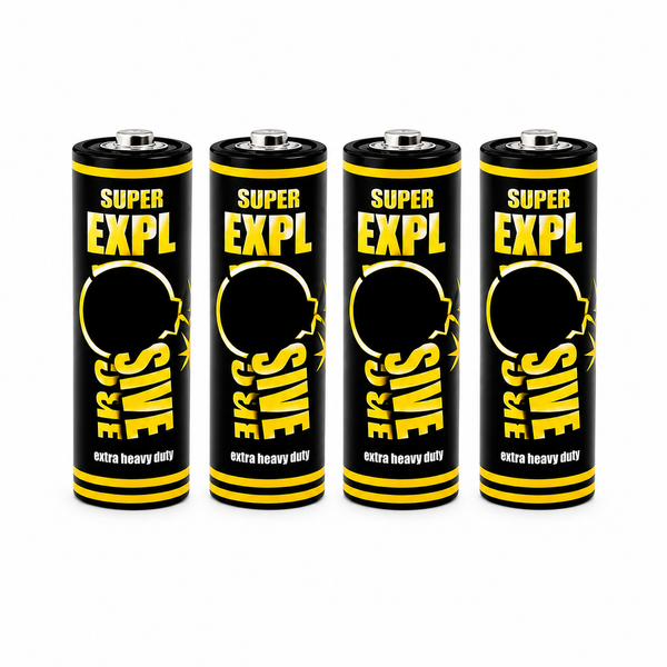 Batería Super Explosive AA 4 pzs.