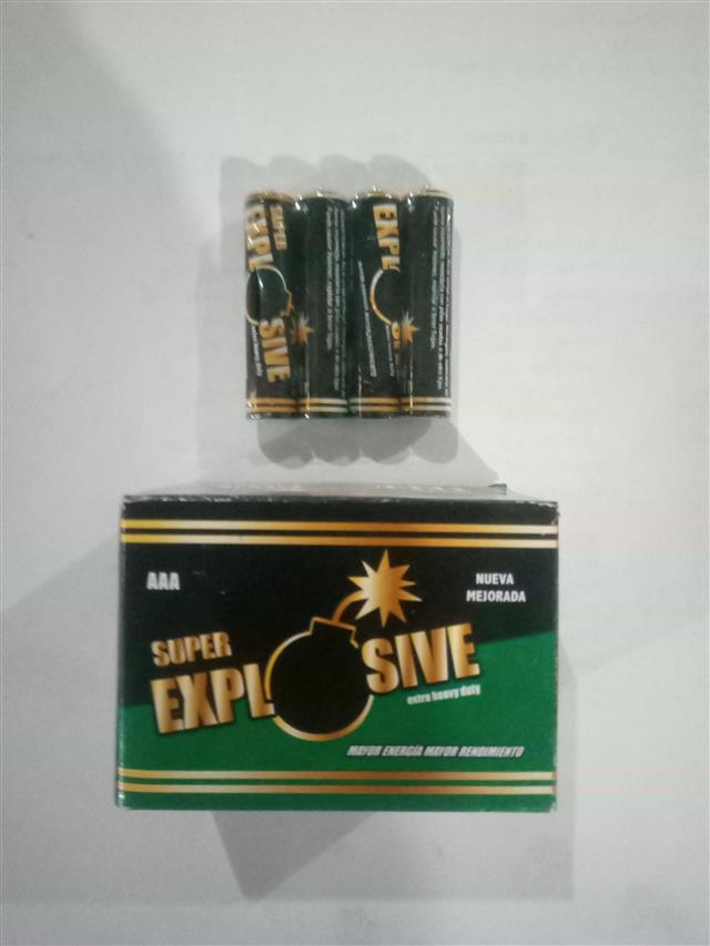 PILA EXPLOSIVE AAA EN BARRA 4 PZS