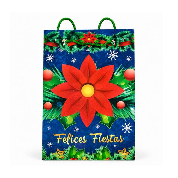 Bolsa De Regalo Grande Navideña