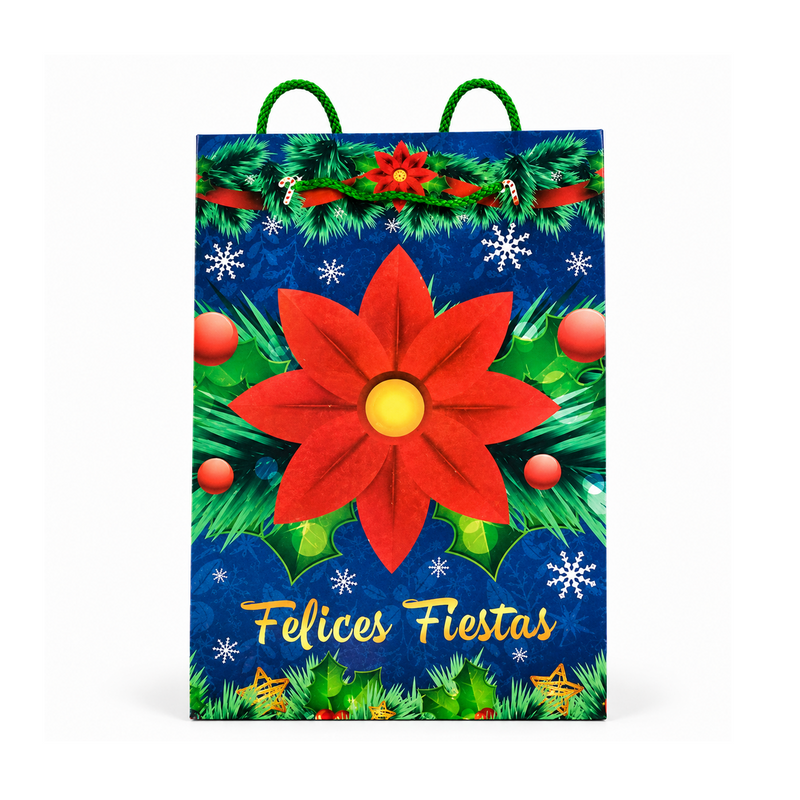 Bolsa De Regalo Grande Navideña