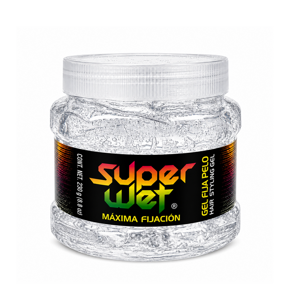 Gel Fija Pelo Super Wet 250 Gr.