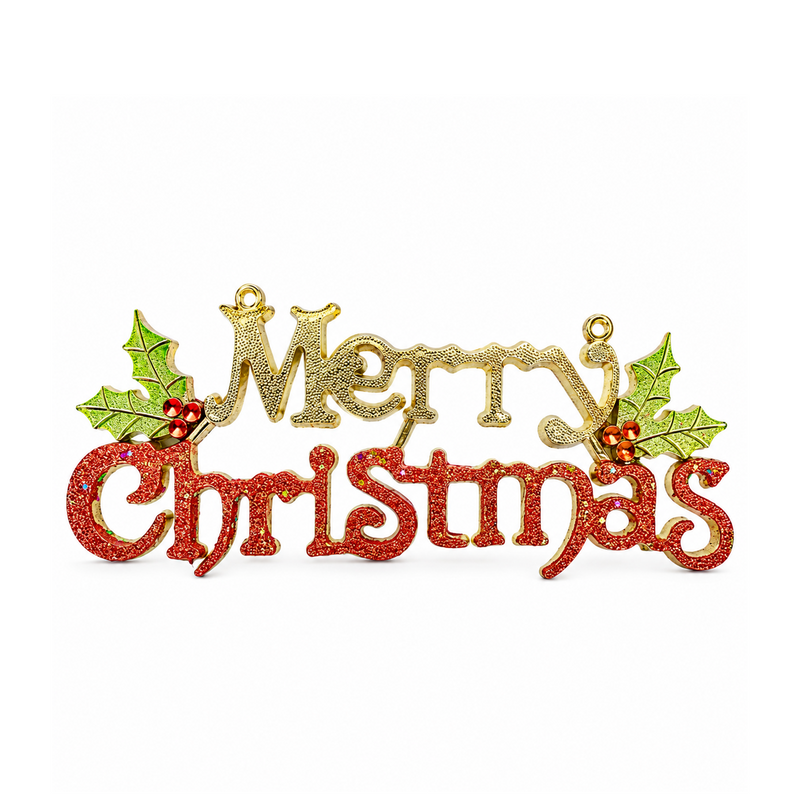 Adorno Colgante Letras Merry Christmas