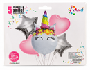 Set Globos Unicornio 5Pz-Hw548