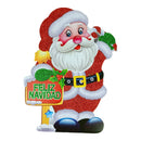 Adorno Navideño Estaca Santa Claus
