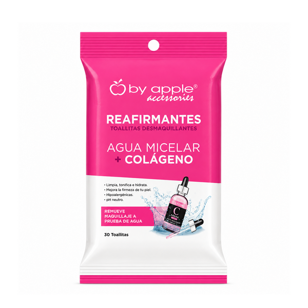 Toallita Desmaquillante De Agua Micelar Mas Colageno By Apple