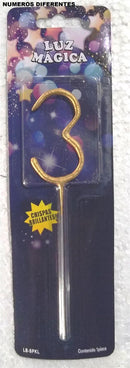 VELA CHISPA NUMEROS