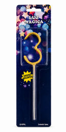 Vela Chispa Numeros
