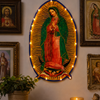 Figura Virgen Con Luces-Ts8103