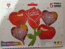 SET GLOBO ROSA Y CORAZONES 5PZ-MA21134