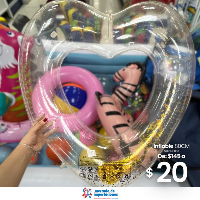 INFLABLE CORAZON 80CM-TY358324