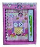 LIBRETA CON PLUMA BUHOS-ES801A