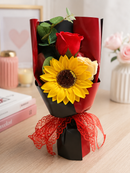Flor artificial en caja