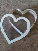 CAJA CON MICA CORAZON 28X8CM